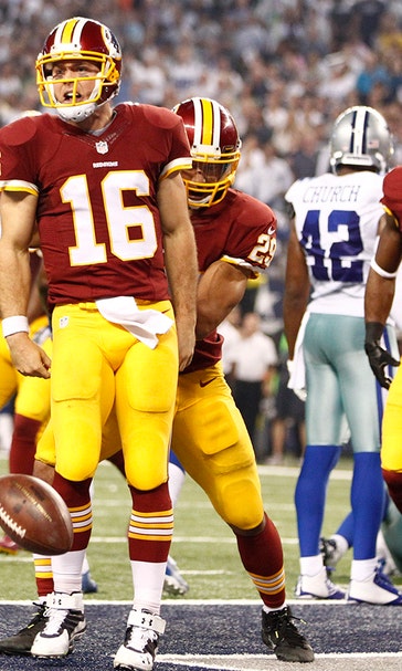 Redskins' Colt McCoy claims that there is no QB controversy